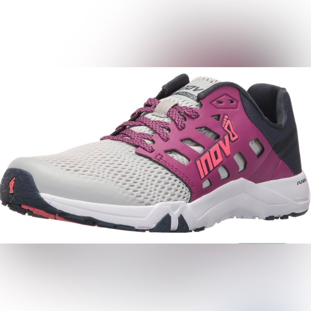 Inov-8 Women's Fuchsia and light gray Athletic Shoes; Size 8.5. Great condition!